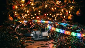 Custom Indoor Christmas Tree Lighting with ESP8266 and WLED